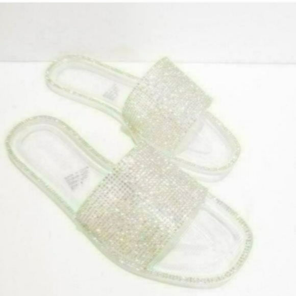 Olivia Miller Barleycove Rhinestone Sandals-8 - Picture 2 of 3